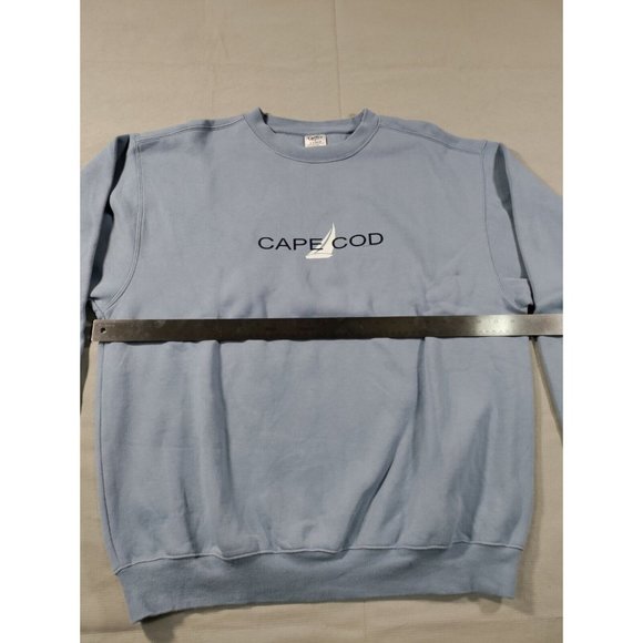 Cuffy's Of Cape Code Long Sleeve Light Blue Sailboat Sweatshirt - XL - Picture 9 of 14